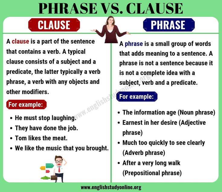 What Is The Main Difference Between A Clause And A Phrase